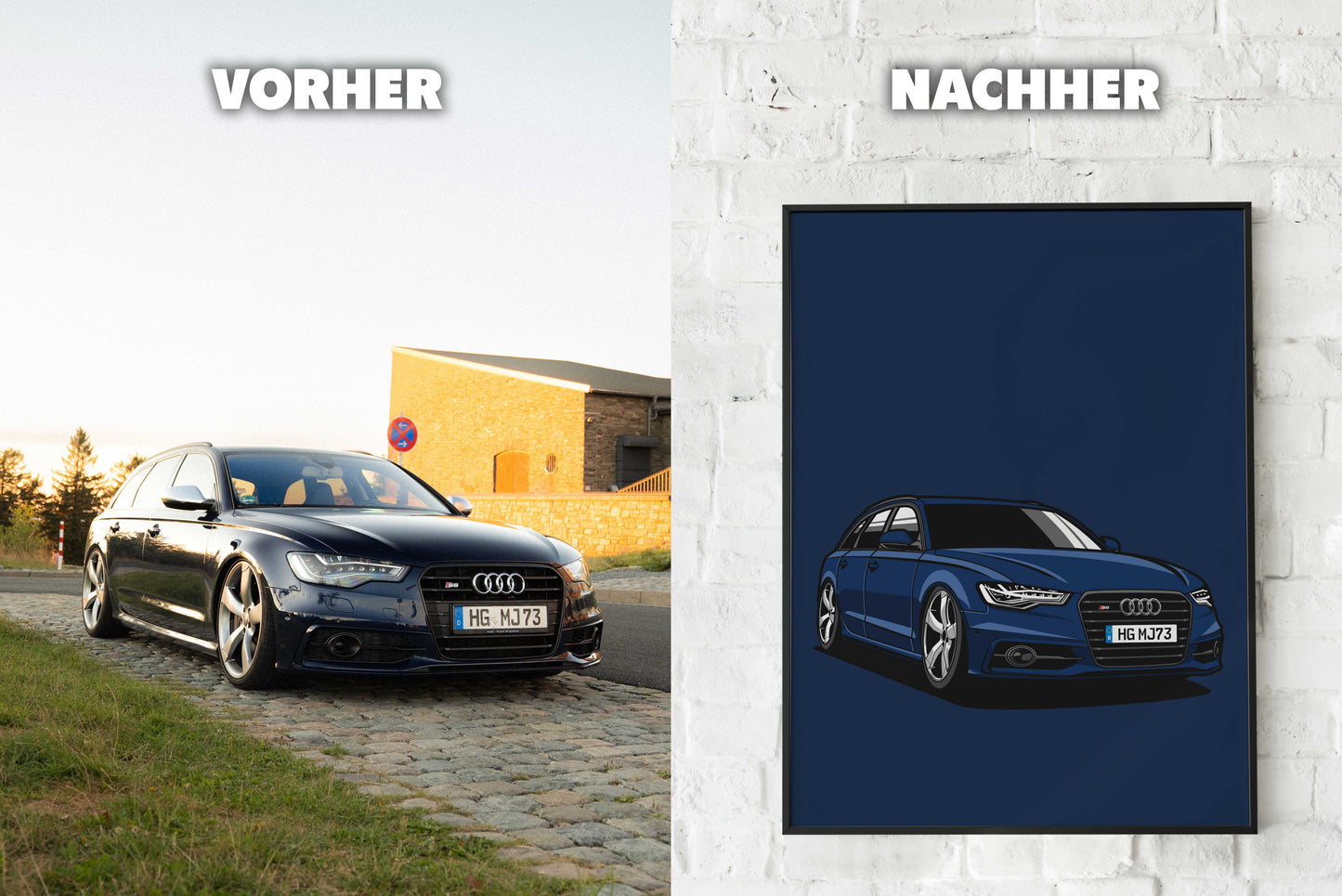 Custom Car Poster