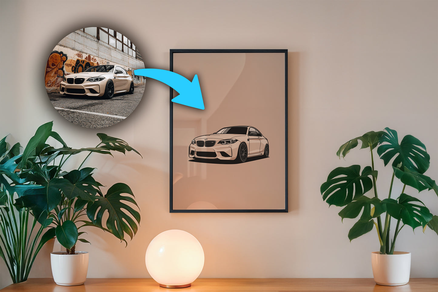 Custom Car Poster